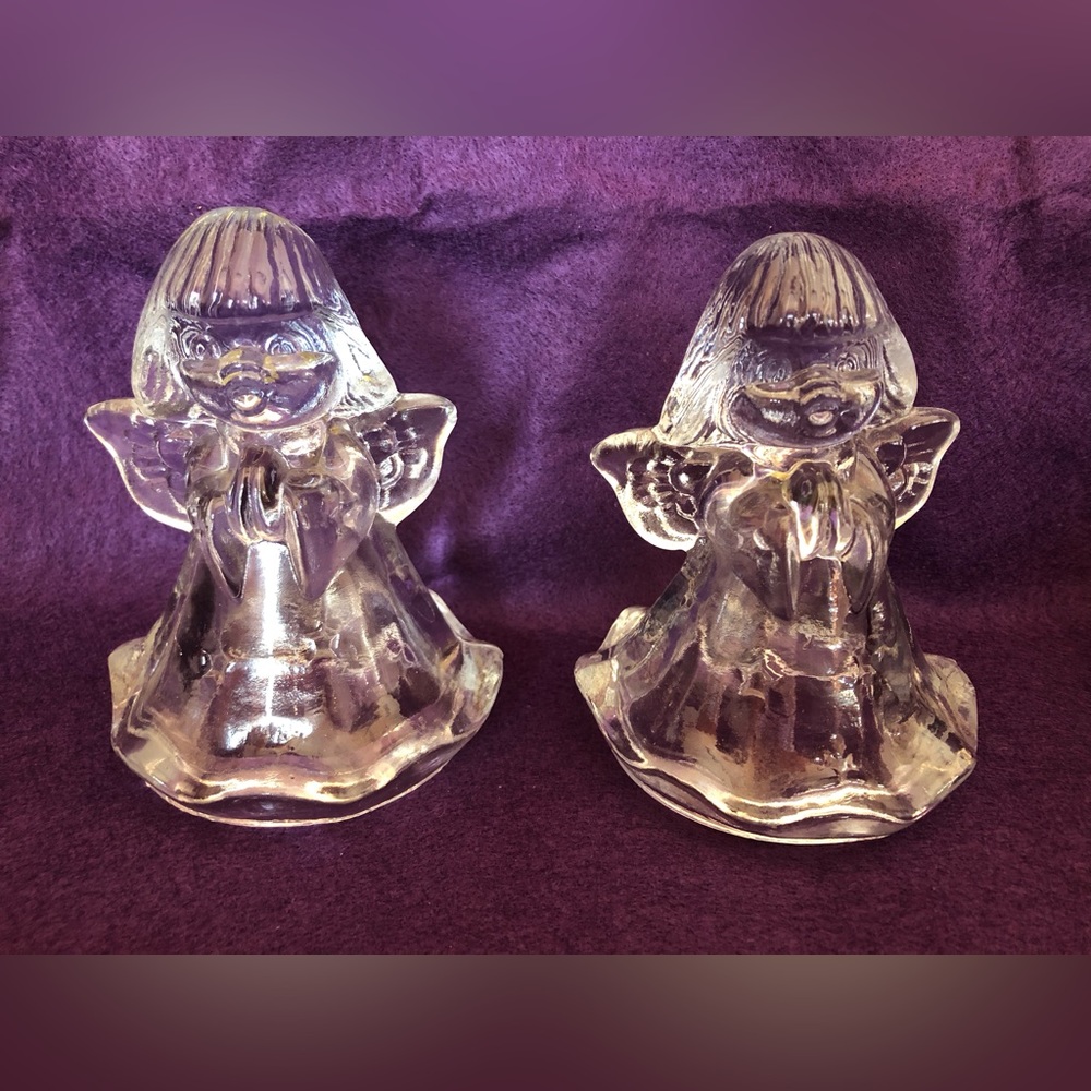 Pair of Glass Angels
